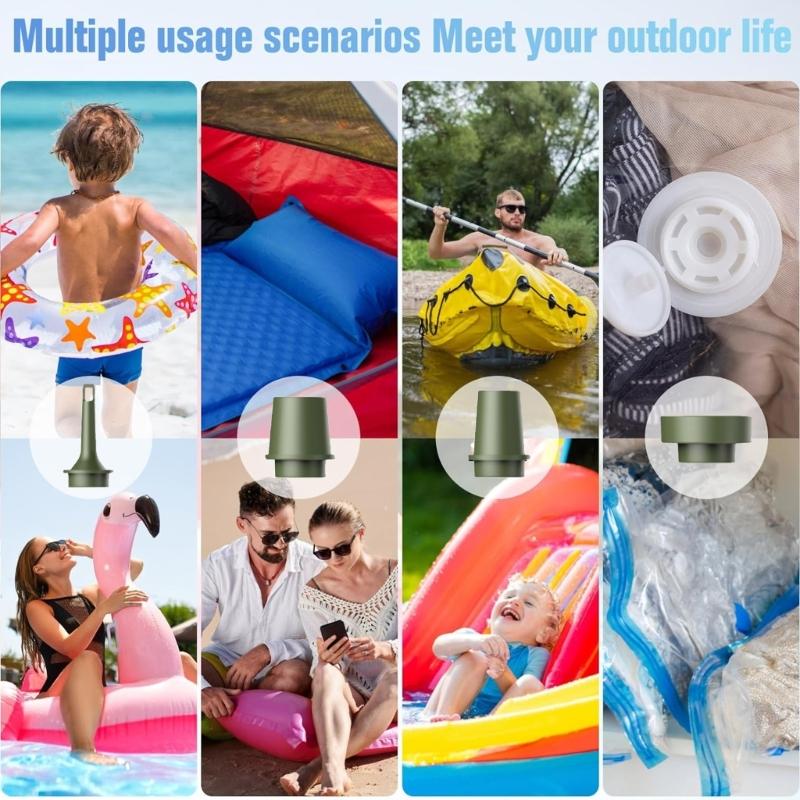 Rechargeable Electric Pumps for Inflatables Portable Air Pumps Inflate Deflate for Air Mattress Vacuum Storage Bags