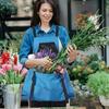 Garten-Ernte-Schürze mit großen Taschen, Verstellbare Gartenschürze zum Obst- und Gemüsepflücken