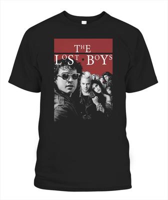 The Lost Boys 1987 Movie Poster T-Shirt Corey Feldman Kiefer Sutherland Unisex T-Shirt