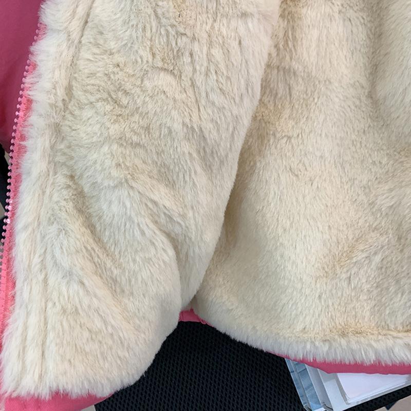 Winter Coat for Girls, Insulated Plush Cotton Jacket for Little Boys, Insulated Children's Jacket
