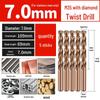 Set di punte da trapano HSS M35 al Cobalto per Legno, Metallo, Acciaio Inossidabile - Alta Durezza