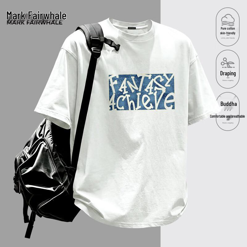 Mark Fairwhale Men s Pure Cotton Short Sleeve T-Shirt XL