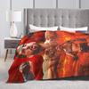 Ilia Topuria Wrestling Wrestler Blanket Multiple Sizes Warm Cozy Fluffy  Throw Blankets for Couch Sofa and Bed