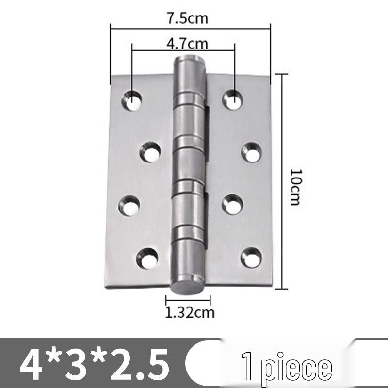 TaiZhu Thickened Stainless Steel Bearing Butt Hinge