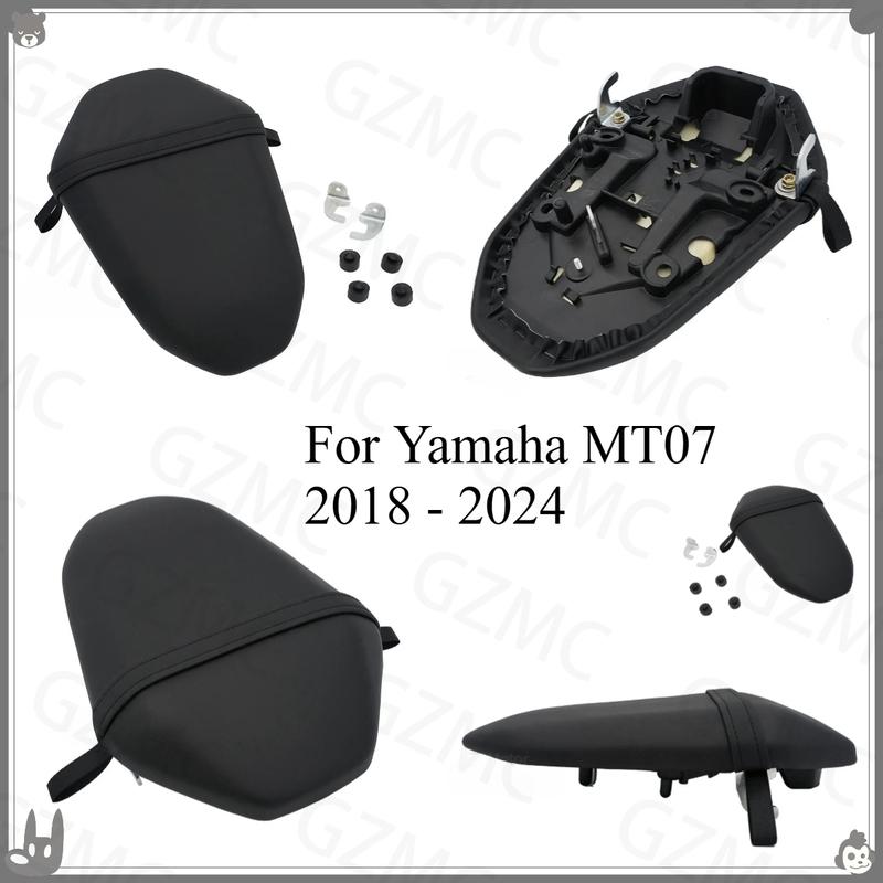 Motorcycle MT 07  Rear Seat Cushion Accesorios For Yamaha MT07 2018 - 2024 Rear Passenger Seat Saddle Pillion