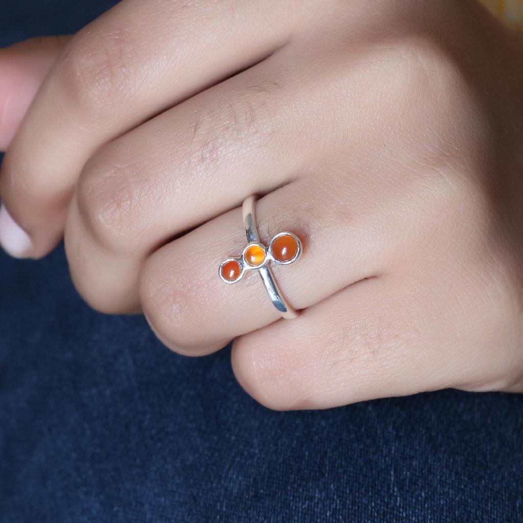 Carnelian Jewelry Set, 925 Sterling Silver, Gift For Her, Dainty Jewelry, Women Jewelry