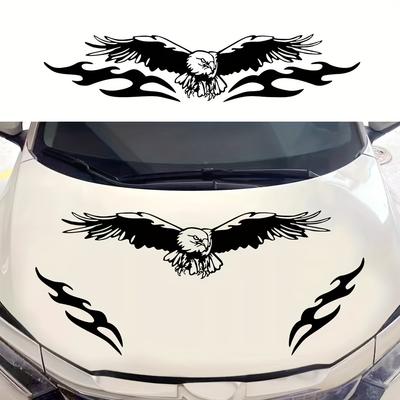 Flying Eagle Araba Çıkartmaları Oto Kaput Kapı Yan Arka Cam Dekorasyonu Vinil Çıkartmalar Hayvan Çizik Örtücü Oto Aksesuarları