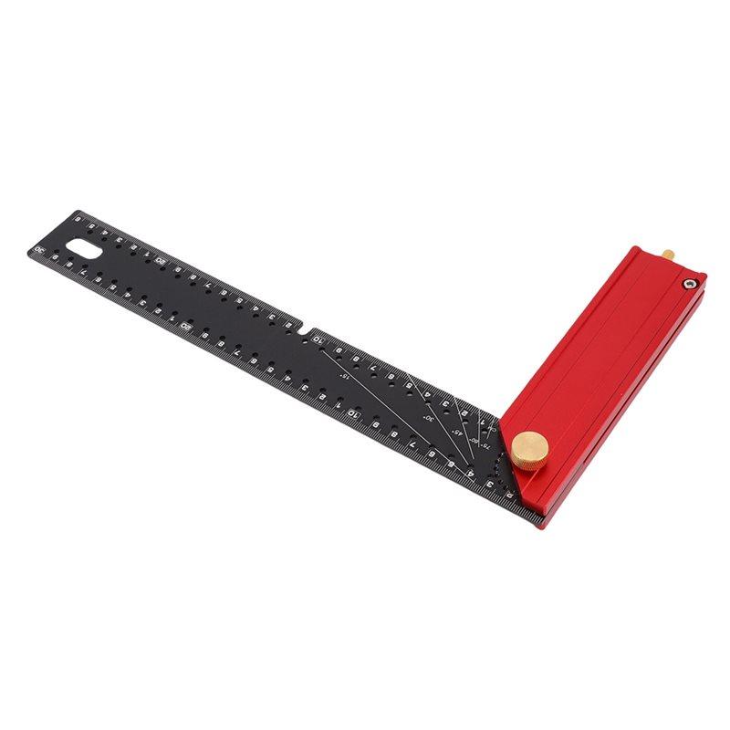 ABBP-300Mm Foldable Woodworking Right Angle Ruler Multi-Functional Angle Ruler For Woodworking Meaurement