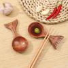 Creative Fish Wooden Spoon Measure Bean Spoon Milk Powder Spoon Sauce Small Dish Ice Cream Scoop Seasoning Dish