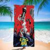 popular anime M-MobS P-PsychoS 100 Microfiber Printed Beach Towel Mountain Climbing Yoga Beach Swimming Running Absorbent Towel