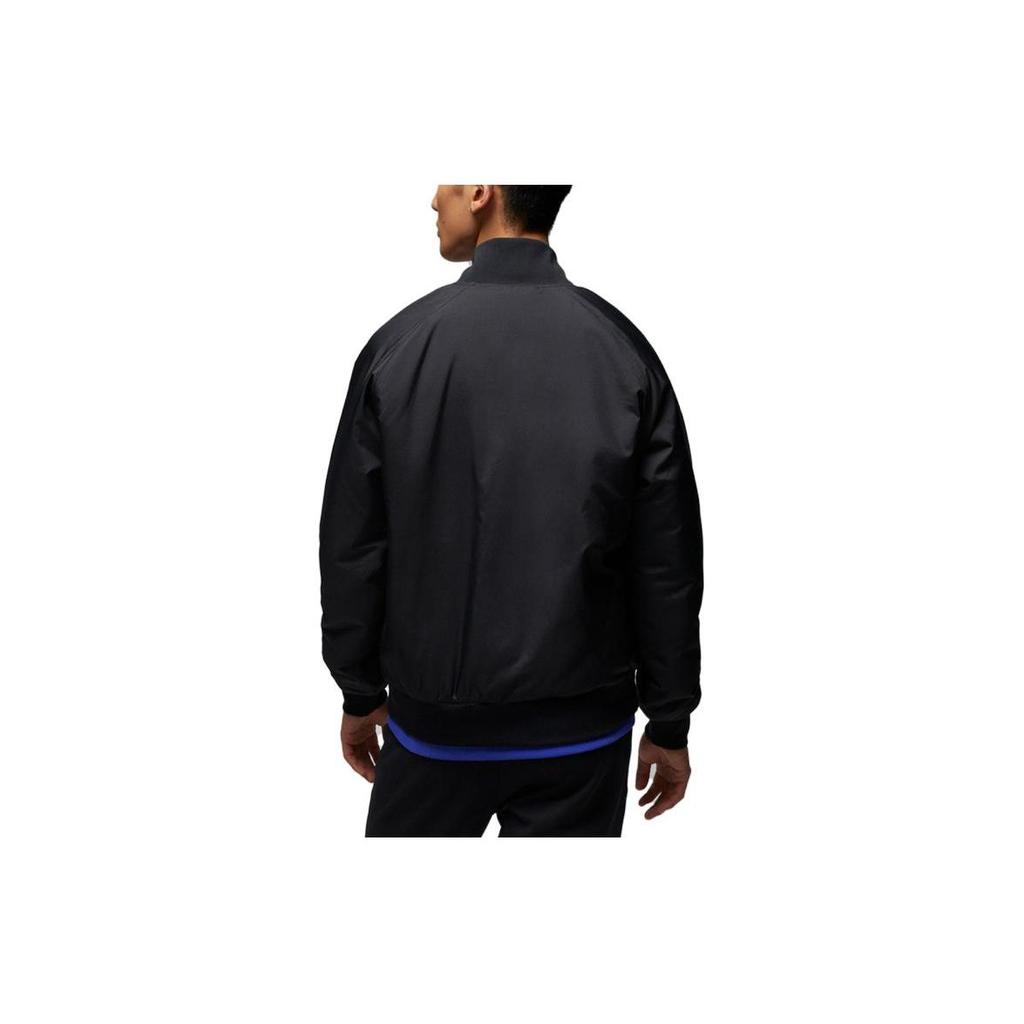 Jordan Solid V-Neck Button Jacket Men Jackets Black DV9792-010