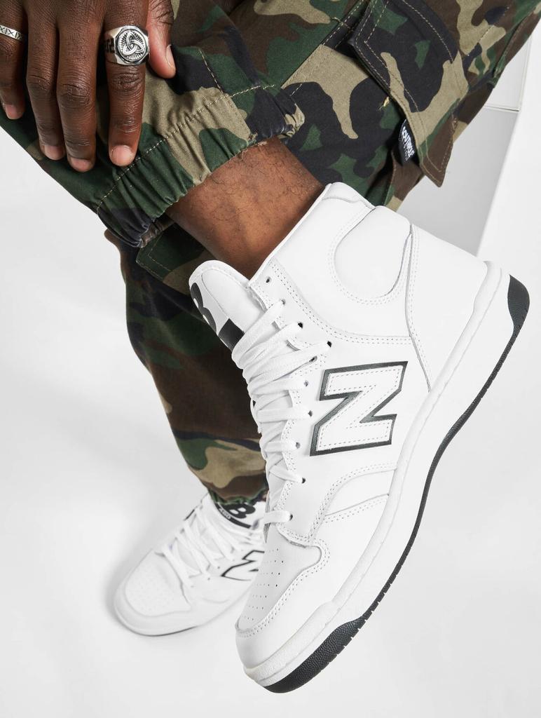 Sneakers New Balance BB480 High White/black