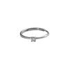 925 Sterling Silver Adjustable Anti-Diamond Engagement Ring for Men & Women - High-End Light Luxury Index Ring