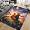 Little Prince with Fox Design suitable as a non-slip mat for the living room or bedroom sofa