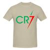 Cr7 Football Insulated Loose Tshirt Retro Vibe Highdefinition Printing Cotton Tee