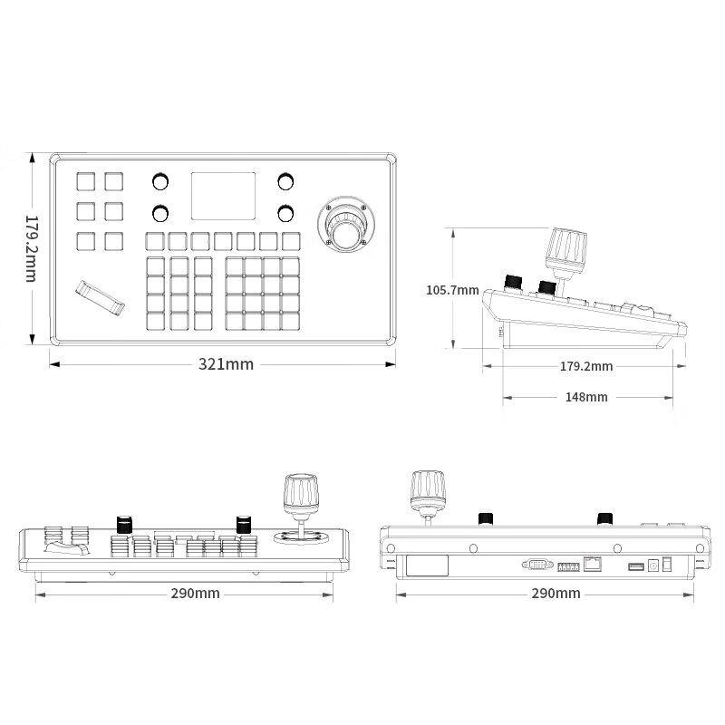 KBD500N Video Conference Camera Control Keyboard (CN version)