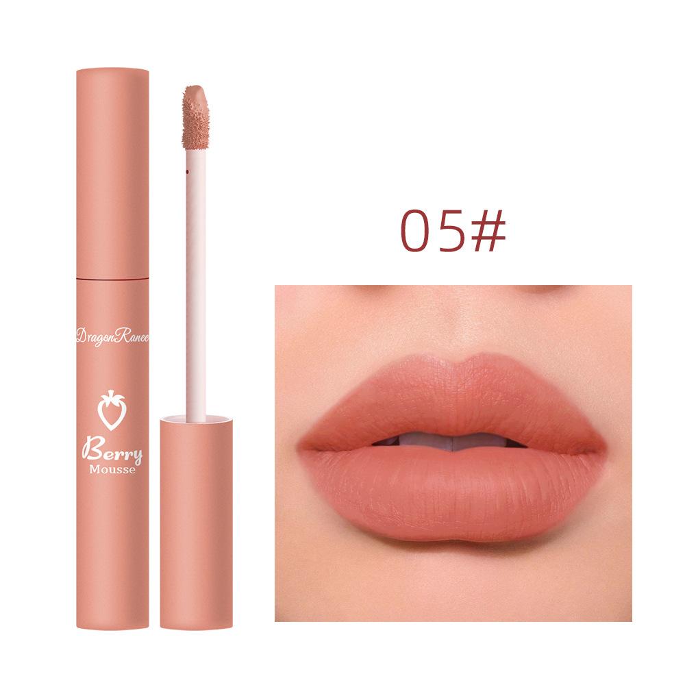 12 barev Nude Matte Lesk na rty Dlouhotrvající sametová rtěnka Vodotěsná Neblednoucí Nepřilnavé Kelímkové rtěnky Dámské make-upy Kosmetické
