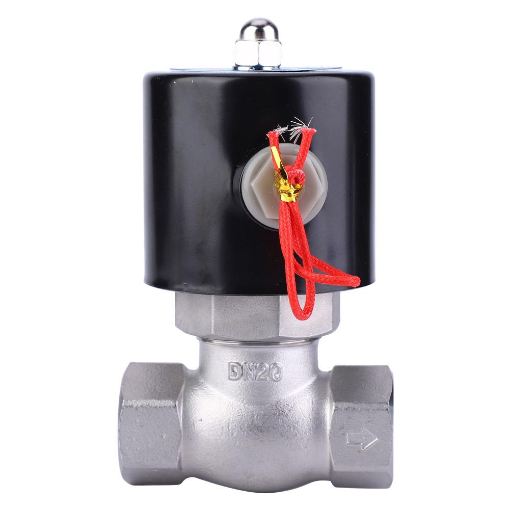 Stainless Steel Two way Normally Closed Solenoid Valve For Air Water Steam(us 2L 20 G3 4)