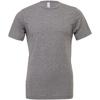 Canvas Mens Triblend Crew Neck Plain Short Sleeve T-Shirt