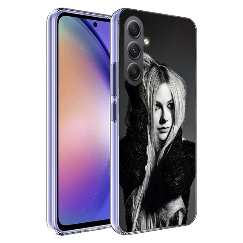 Singer Avril Lavigne Phone Case for Samsung A17 A37 A57 A07 A16 A26 A36 A56 A06 A02S A12 A22 A32 A52S A04S A14 A24 A34 A54 A03 A