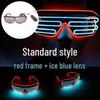 LED Light-Up Party Glasses for Stage Performances and Events