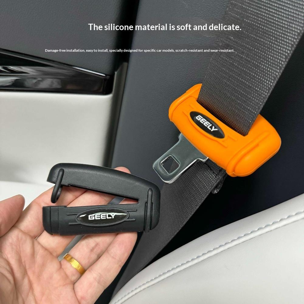 For Geely Galaxy E5/ EX5 Car Seat Belt Buckle Protective Cover Anti Collision Modification Accessory Special Auto Part