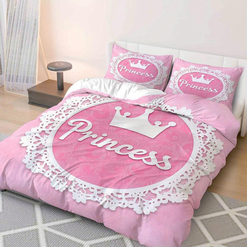 Christmas Princess  Duvet Cover Set Bedding Universal,  Cute Printed Cartoon Quilt Cover Comforter Sets Home
