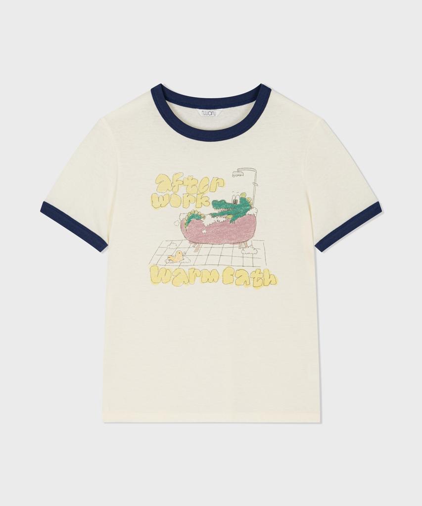 Nuanu Bath Ringer Tee_Cream