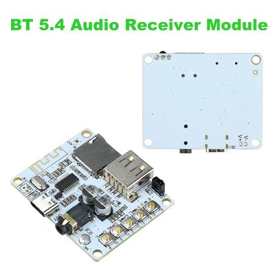Bluetooth 5.4 Audio Decoding Module Audio Receiving Board Player with Type C Power Supply for DIY Speaker System
