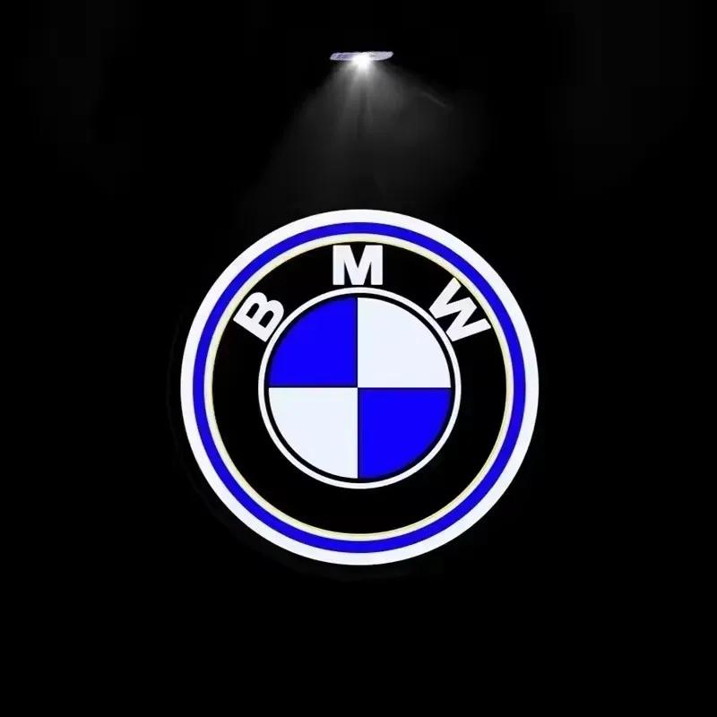 2Pcs LED Car Door Welcome Light For BMW E70 F15 E92 E60 E61 E65 F01 F02 F10 F15 F30 F48 M5 G30 G38 X1 X2 X3 X4 X5 X6 M3 HD5