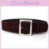 Minimalist Pu Leather Ladies Waist Belt With Alphabet Buckle For Fashion Office Wear