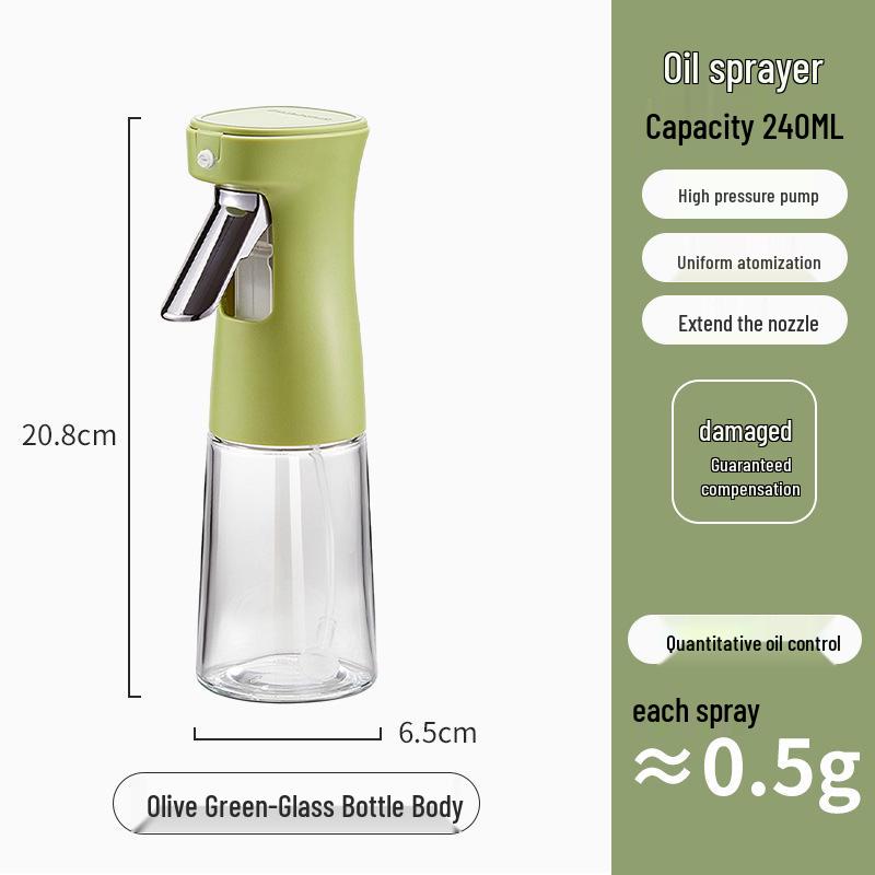 Kitchen Oil Atomizer Bottle for Air Fryer - Press Type Spray Bottle