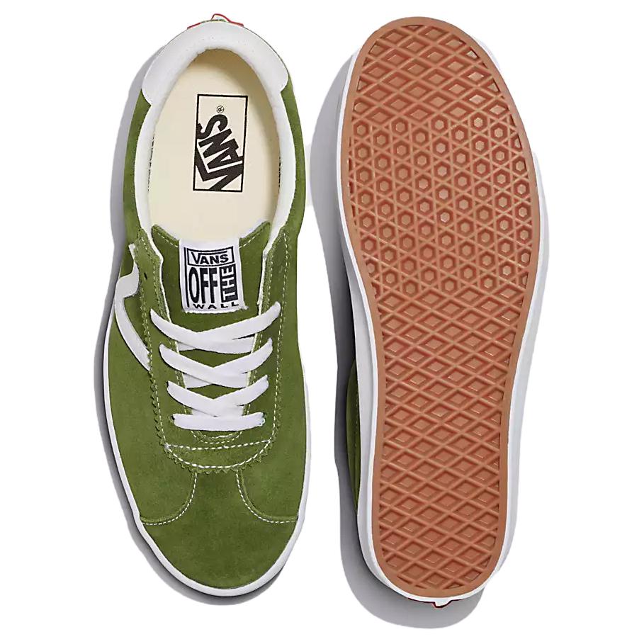 Vans Sport Low Retro Confortevoli Durevoli Scarpe da Skate Basse Sneaker Unisex Verde VN000D09CIB