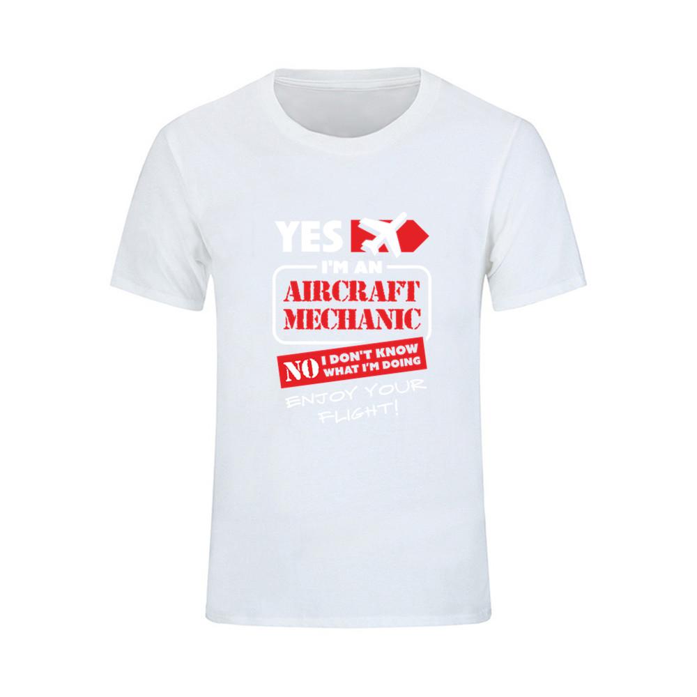 I Am An Aircraft Mechanic Enjoy Your Short Sleeve Printed Men T Shirt Casual O Neck