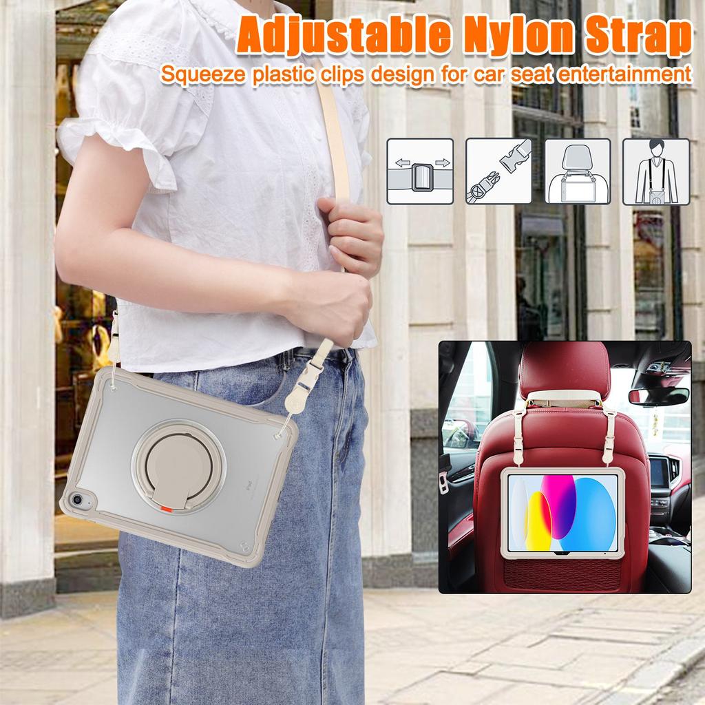 iPad10 Rotating Bracket Silicone Protective Case: Wall-Mounted Anti-Fall Kitchen Cover