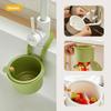 Hanging sink filter basket, circular drain, multifunctional fruit and vegetable cleaning, food residue drainage faucet filter