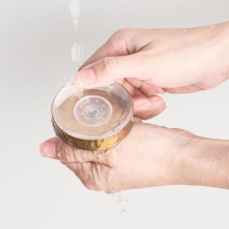 1/2/4Pcs Stainless Steel Vacuum Suction Cup Hooks No Drilling Robe Hook Towel Holder for Kitchen Bathroom Home Accessories