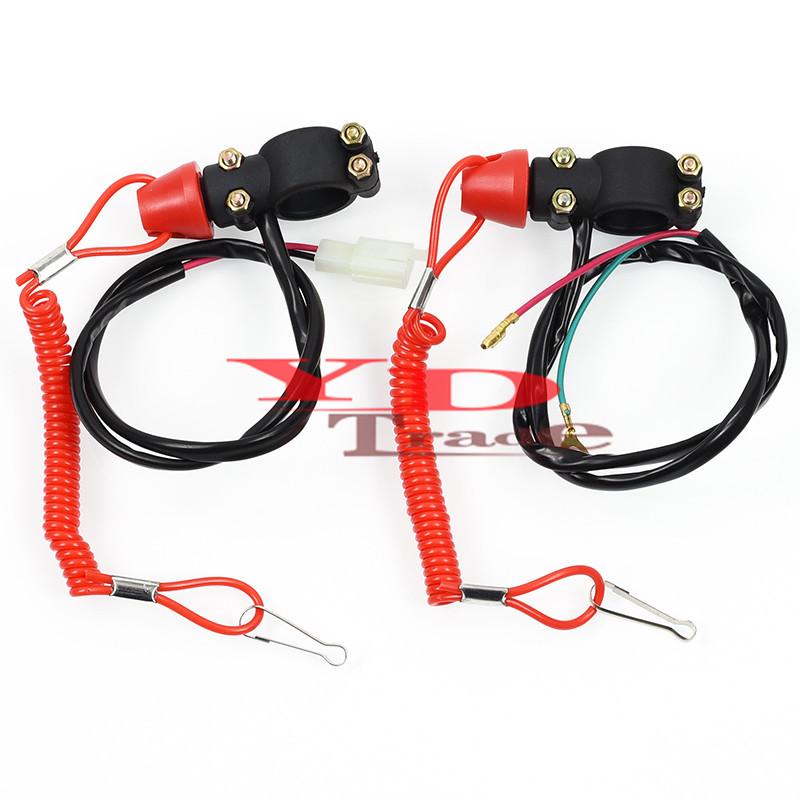 Motorcycle & ATV Mini Kill Switch with Emergency Stop