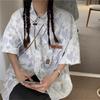 Printed Shirt Women's New Short Sleeve Loose Top Summer