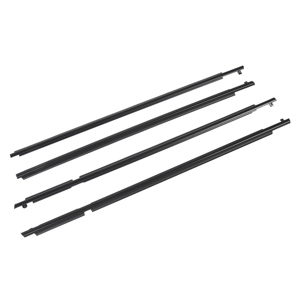 4Pcs Window Seal Weatherstrip 75720 42030 Black Waterproof Sturdy Window Weatherstrip Belt Kit For RAV4