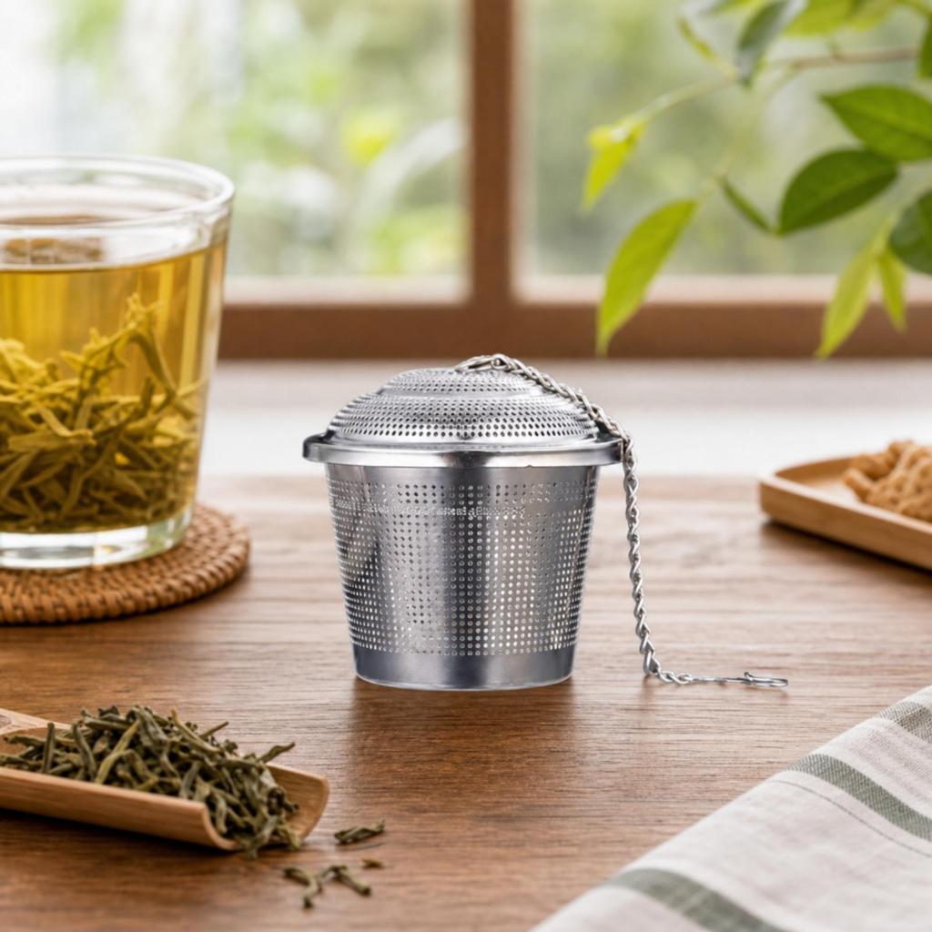 Loose Leaf Tea Infuser Reusable with Chain Food-Safe for Kitchen