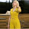 2025 Spring and Summer New Women's Solid Color Blouse Sleeveless Waist Two-piece Casual Trousers Suit