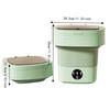Plastic Foldable Washing Machine Green Compact Washing Machine Mini Washing Machine  For Socks