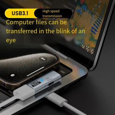 Type C Adapter OTG 10Gbps Fast Data Transfer 100W PD Charging USB3.2/Type-C Charging Converter for Phone