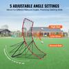 SucceBuy 4 x 5.5ft Baseball And Softball Rebounder Net PitchBack Baseball Trainer Rebound Net All Angle for Grounders Pop Flies