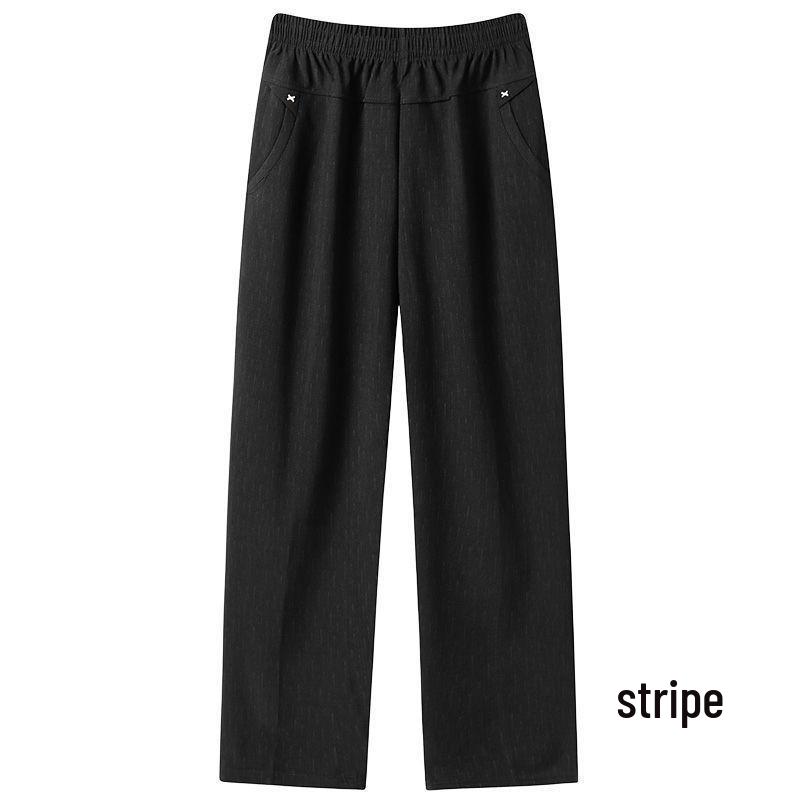 

Autumn & Winter Elastic Waistband Straight-Leg Pants for Middle-Aged & Elderly Women 2XL (100-120 jin)