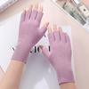 Warm Half-finger Gloves, Cold-proof Autumn and Winter, Finger Touch Screen, Cute Student Lady Keyboard, Five-finger German Velvet Gloves