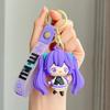 Hatsune Cartoon Miku Keychain Pendant Creative Couple Car Backpack Keychain Accessory Gift For Women Girls Anime Vocaloid