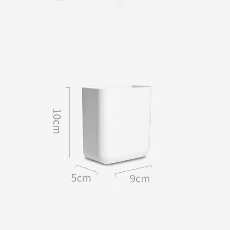 

Многофункциональная подвесная полка для косметики для ванной комнаты, сортировочная коробка для хранения вещей на дверце шкафа, кухонный приемник, настенный подвесной ящик для хранения туалетных принадлежностей 9*5*10cm белый