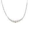 Shijia Pearl Silver Clavicle Necklace for Women - High-End 2025 Luxury Socialite Style